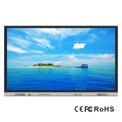 UHD 4K Διαδραστική οθόνη αφής οθόνη μηδενικού διαστήματος γυαλί Smart TV Whiteboard με όλα σε έναν υπολογιστή