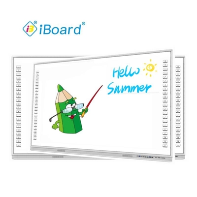 92.2 μετρήστε όλοι σε έναν διαλογικό τοίχο Whiteboard σε ίντσες που τοποθετείται που χτίζεται στο αρρενωπό σύστημα