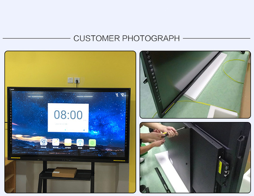 IBoard Portable Interactive Flat Panel Black Mini Ενσωματωμένο OPS I7 I5 γενιάς Intel Core