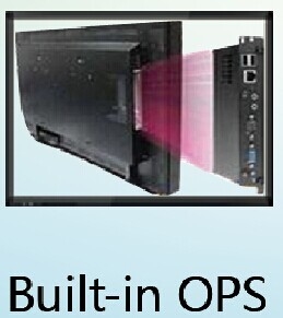 IBoard Portable Interactive Flat Panel Black Mini Ενσωματωμένο OPS I7 I5 γενιάς Intel Core