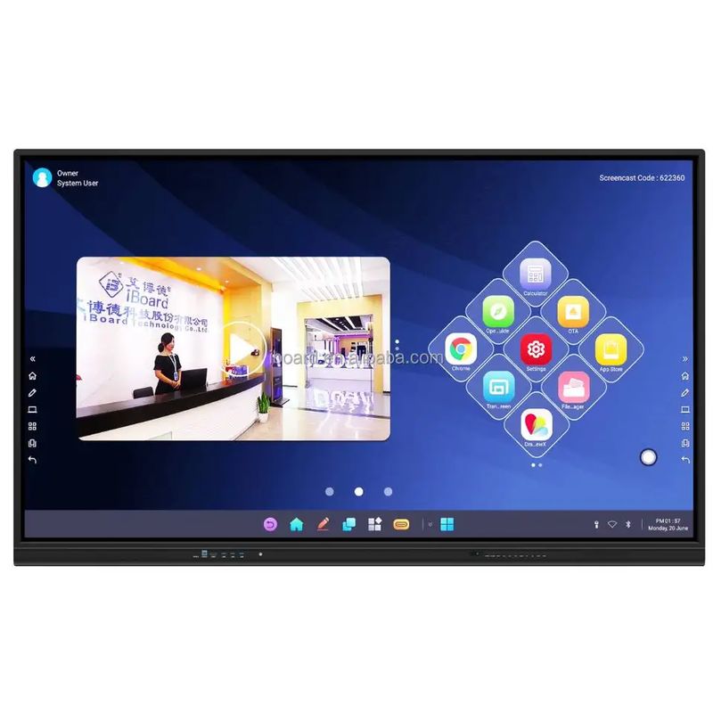 55/65/75/86/98 Inch Interactive Flat Panel για επαγγελματικές βιντεοδιάσκεψεις και εκπαίδευση