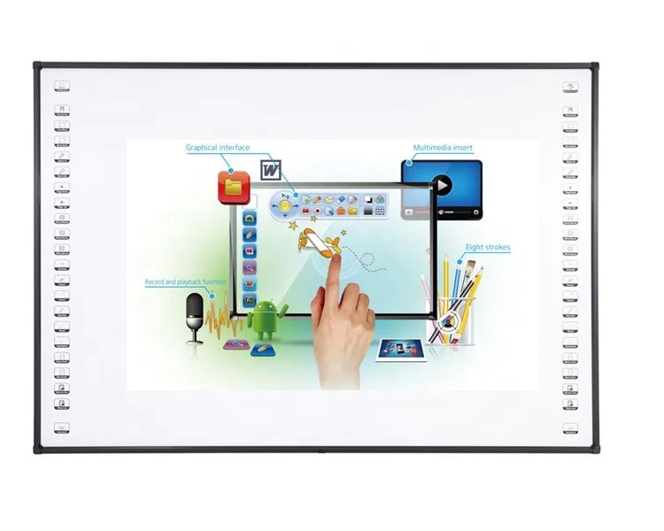 Νέος Διαδραστικός Whiteboard με πολλαπλή επαφή Αναγνώριση χειρονομίας θύρα USB για εκπαιδευτική διδασκαλία