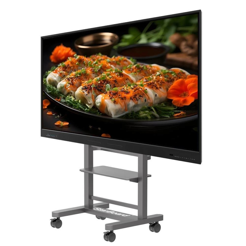 Iboard EDLA Google Certified 65 ιντσών 75 ιντσών Smart 20 Touch Monitor TV με USB VGA TYPE-C για συνεδριάσεις σε σχολεία στο σπίτι
