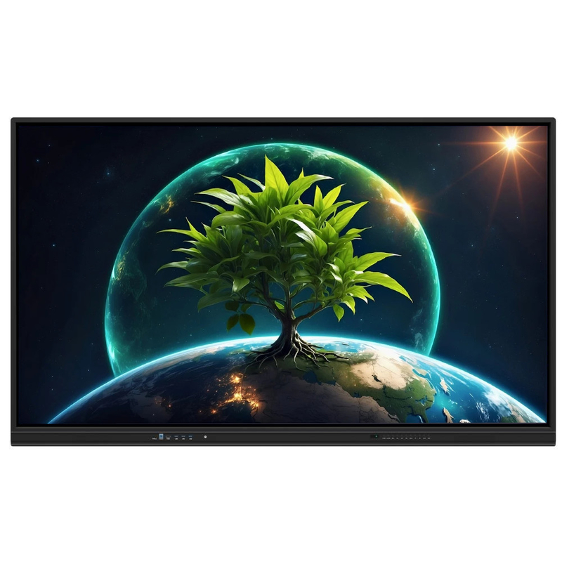 LCD Smart Board 86 ιντσών Android 14 με 8+128G 40 σημεία άγγιξης wifi bt hdmi βαθμονωμένο λογισμικό για σχολικές γραφειακές εργασίες