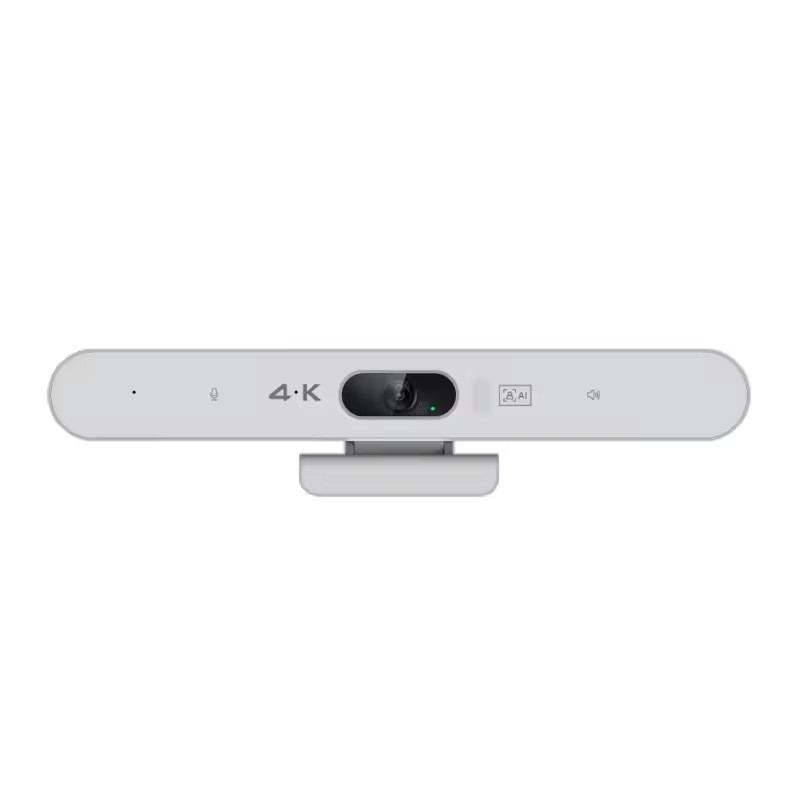 Μαύρο λευκό Εύκολη εγκατάσταση 4K βίντεο κάμερα τηλεδιάσκεψης κάμερα USB AI αυτόματη παρακολούθηση 2160p Webcam παρακολούθηση με ομιλητή ήχο αίθουσα συνεδριάσεων