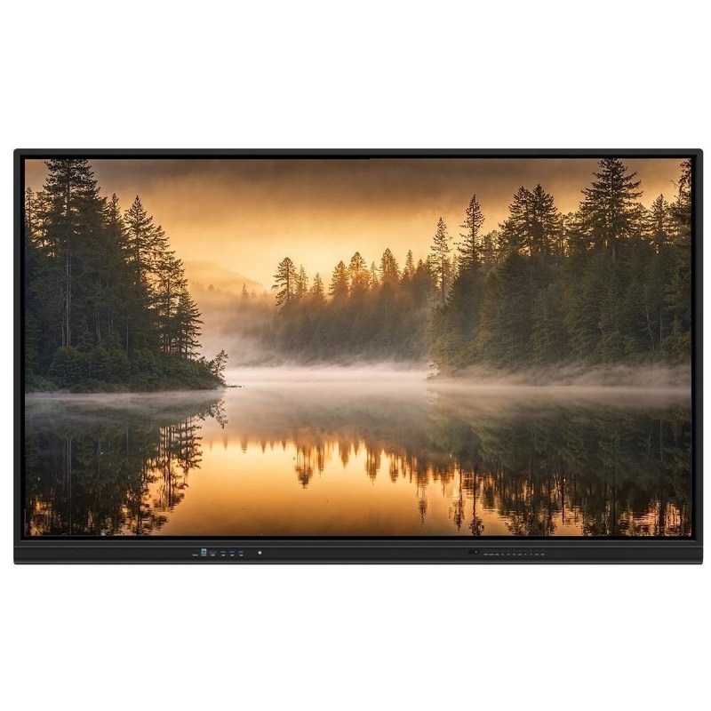 4K 65 75 86 98 110 ιντσών Αντί λάμψης ελαττωματικό πάνελ Διαδραστικό Smart Whiteboard IR Monitor Super Slim Frame οθόνης υπολογιστή για εκδήλωση εκπαίδευσης σχολικής συνάντησης