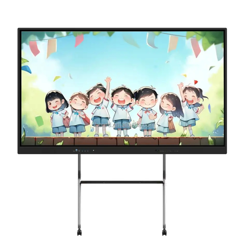 Μαύρο πλαίσιο Χρώμα Διαδραστικό touchscreen whiteboard με λογισμικό γραφής