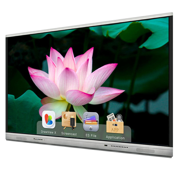 500cd/m2 φωτεινότητα LCD Smart Board με εξόδους VGA και Android OS 13 ή 14