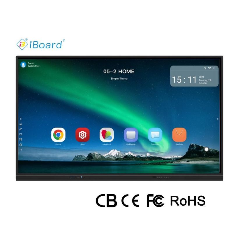 CIboard 65 ιντσών Smart TV οθόνες Blackboard Διαδραστική επίπεδη οθόνη αφής οθόνη με όλα σε ένα υπολογιστή του εξοπλισμού συνεδριάσεων