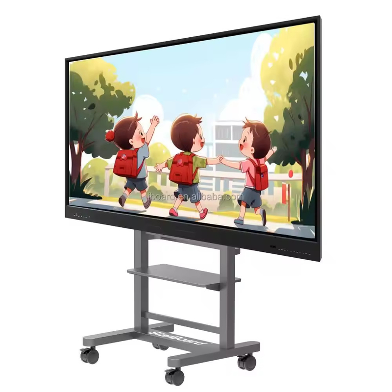 75 ιντσών 4K Smart Whiteboard LCD Διαδραστική οθόνη αφής Πίνακα επίπεδης επιφάνειας για εκπαιδευτική διάσκεψη