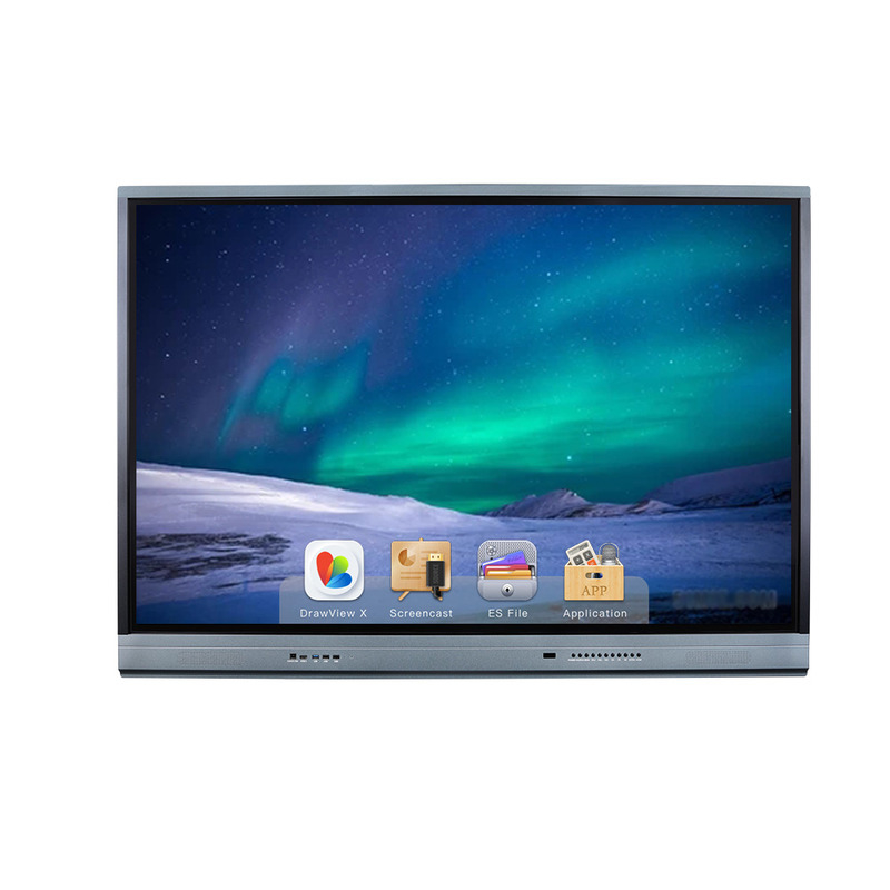 iBoard 75 ιντσών 50 σημεία αφής Διαδραστικό επίπεδο πάνελ έξυπνη οθόνη αφής ψηφιακά διαδραστικά whiteboards έξυπνη επιφάνεια για τη διδασκαλία στο σχολείο