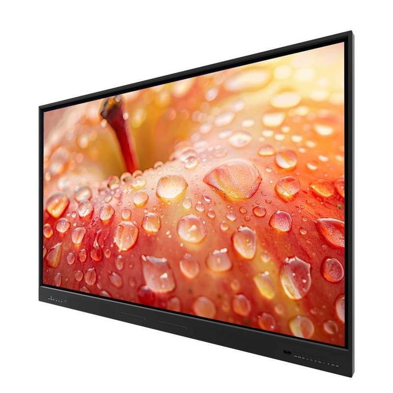 LED Interactive Whiteboard 86 98 110 ίντσες Android 13 14 LCD Smart Board Response 5-8 Ms λογισμικό συνεδριάσεων συμβατό με κάμερα και μικρόφωνο και mobile stand