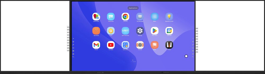 IBoard Factory Direct Android 14 8+128G Διαδραστικό επίπεδο πάνελ IR υπέρυθρο 20 σημείο αφής Υποστηριζόμενο με κοινή οθόνη Διαδραστικό λευκό πίνακα με στυλό γραφή πίνακα για την εκπαίδευση στα σχολεία