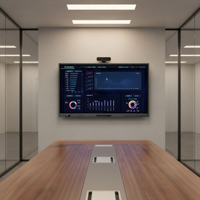 98 ιντσών διαδραστικό επίπεδο πάνελ με ανάλυση 4K UHD Android 9.0 και ενσωματωμένα 2 x 10W ηχεία για ενισχυμένη συνεργασία