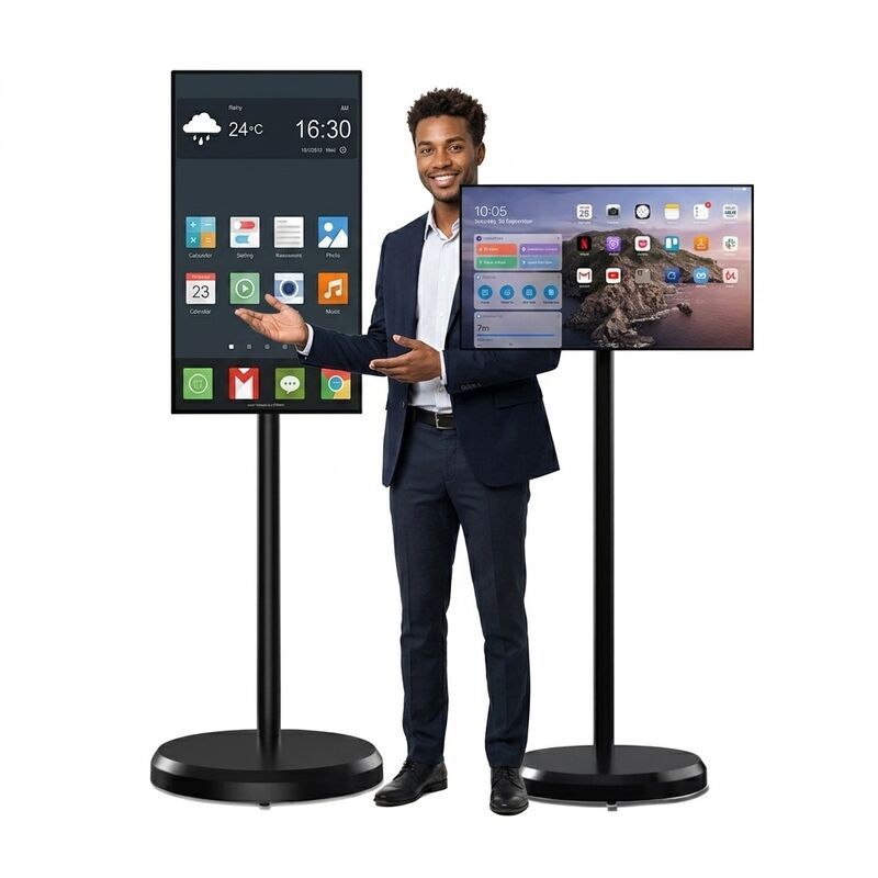 32 ιντσών Android Portable Touch Screen Kiosk με πολυ-touch χωρητική οθόνη για διαδραστική ψηφιακή σήμανση