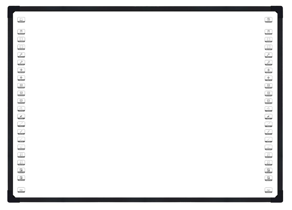 4 Οπτική κάμερα Διαδραστικό λευκό πίνακα με 10-32 σημεία άγγιξης Smart Board για ενισχυμένη ψηφιακή συνεργασία