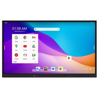 Android 13 EDLA Πιστοποιημένο Διαδραστικό επίπεδο πάνελ 40 IR Touch TV Monitor 65 75 86 ιντσών Ασύρματη σημειώσεις Whiteboard