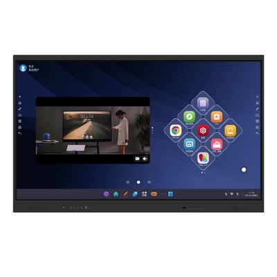 Διαδραστικό IR Whiteboard EDLA Google Πιστοποιημένο Μαύρο Android OPS 40 σημεία Monitor με αισθητήρα φωτός NFC για το παιδί του σχολείου