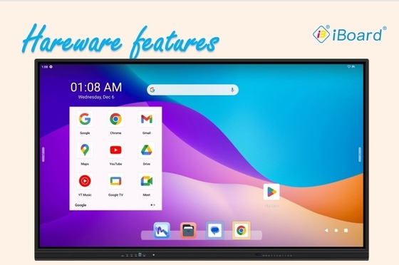 Διαδραστικό οθόνη αφής με πιστοποίηση Google EDLA με σύστημα Android 13 και λογισμικό γραφής