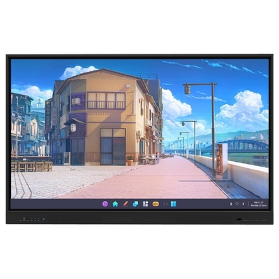 500cd/m2 φωτεινότητα LCD Smart Board με Android OS 14 και ή Gray Black Frame Color