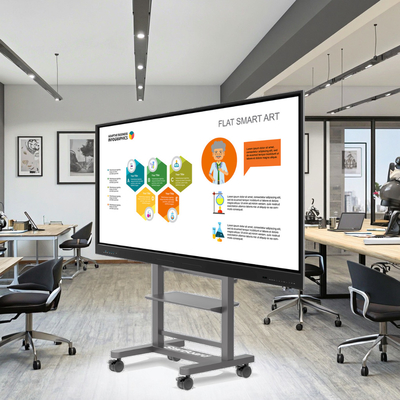 Android 13 Διαδραστικό Whiteboard 65 ιντσών Πολυλειτουργικό All-In-One Smart Διαδραστικό επίπεδη οθόνη οθόνης Σειριακή διεπαφή USB Νέα οθόνη αίθουσας διδασκαλίας