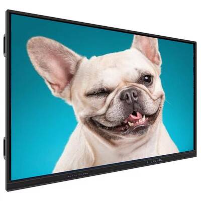 Διαδραστικό επίπεδο πάνελ με δύο πλευρικά πλήκτρα σύνδεσης Υποστήριξη αισθητήρα φωτός και θερμοκρασία λειτουργίας 0 ° C ~ 50 ° C για επαγγελματικές συναντήσεις