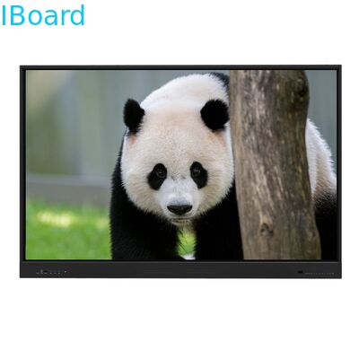 Διαδραστική οθόνη αφής 75 ιντσών με 20/40 σημεία αφής και υπέρυθρη τεχνολογία αφής για διδασκαλία σε σχολεία και συσκέψεις γραφείου