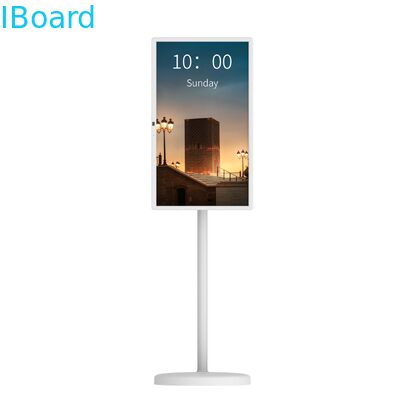 32 ιντσών φορητή έξυπνη οθόνη αφής τηλεόραση ενσωματωμένη κάμερα και μπαταρία 15000mAh