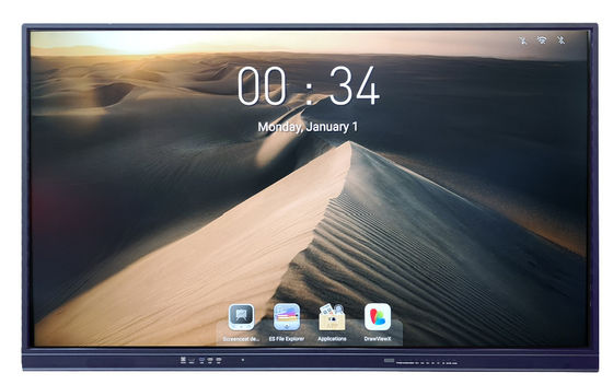 Διαδραστική IR επίπεδη επιφάνεια ψηφιακή επιφάνεια 55 ιντσών έξυπνη οθόνη αφής