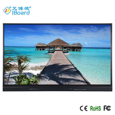 iBoard LCD Διαδραστικός Πίνακας Διαδραστικός πίνακας Android 11 Επιλογή κάμερας 86 ιντσών