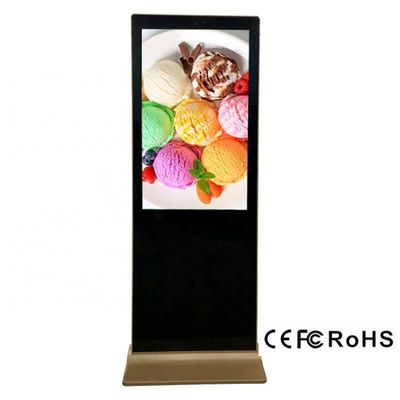 Μέγεθος OEM LCD Multi Touch Interactive Signage Display 3840x2160 Aluminium Android