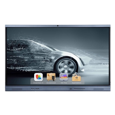 Αρρενωπή Mic 4K καμερών 3+32G διαλογική επίπεδη οθόνη 75 ίντσα για τη σχολική εκπαίδευση